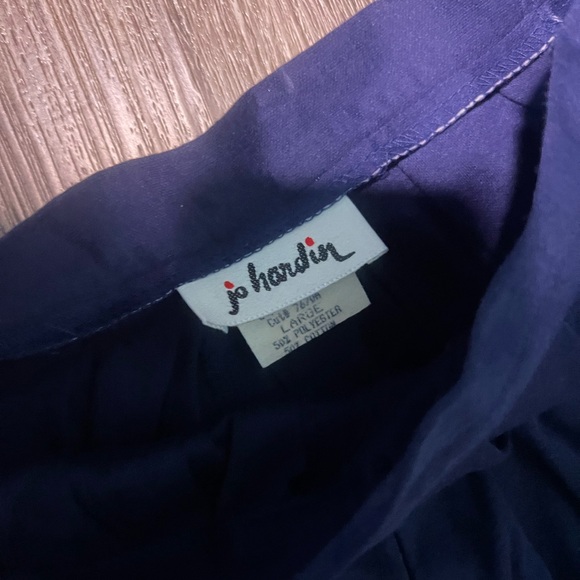 Vintage Jo Hardin Boho Chic Navy Wide Leg set - Picture 3 of 5